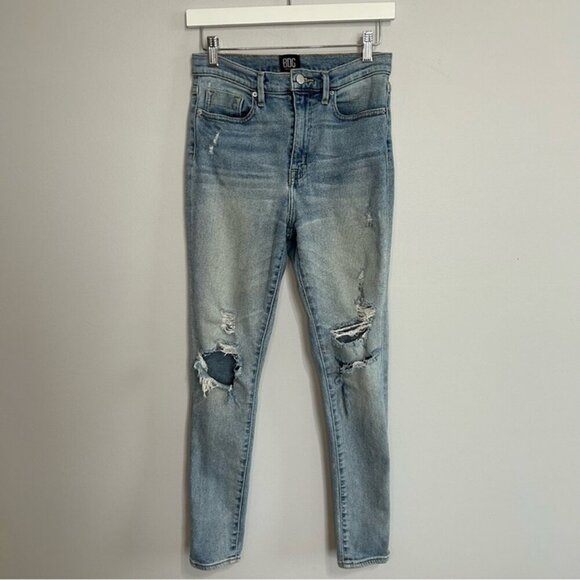 Urban Outfitters BDG Twig High Rise Women's Light Blue Distressed Jeans Size 27” - Picture 1 of 5
